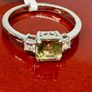 Diamond 950 Platinum AAA Turkizite & Diamond Trilogy Ring Image 4