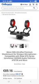 movo microphone shockmout sm6