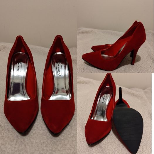 Red Suede Shoes New
