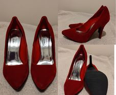 Red Suede Shoes New