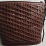 Vintage 1994 St Michael (Marks & Spencer) Woven Leather Bag Image 4