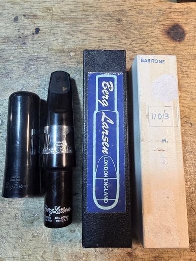 Berg Larsen Baritone Vitage Ebonite Mouthpieces