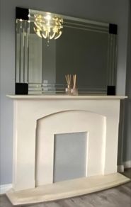 Large fireplace mirror