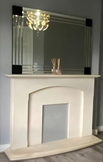 Large fireplace mirror