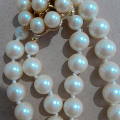 NECKLACE - Pearl - Vintage Double Strand