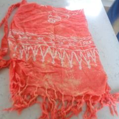 Ladies Batik Wraparound Mini Cotton Skirt for Sale