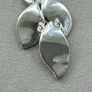 silver petal necklace Image 4