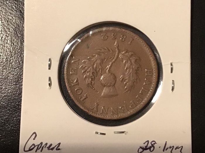 Canada Nova Scotia 1832 GV Half Penny