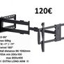 Tv Wall Mount Bracket Tilt Swivel Long Arm 43-95" Image 2