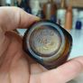 486 - Set of 2 Vintage Brown Amber Glass Cork Top Collectible Decorative Bovril Bottles Image 8