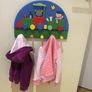 Toddler kids wooden coat hooks Image 2