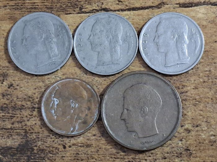 Belgium, 5 Coins - free standard postage
