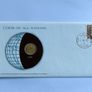 Egypt Bunc Coin Stamp Cover 1973 Image 2