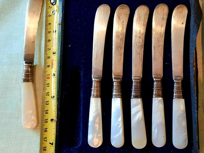 Antique Butter Knives - full set of 6