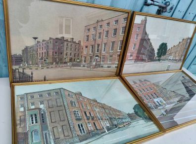 Georgian Dublin Prints x 4