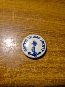 Vintage Military British Sailors' Society Brooch