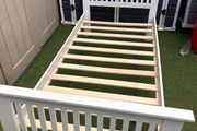 2 x Beautiful Matching White Sturdy Single Wooden Bed Frames - Can Deliver