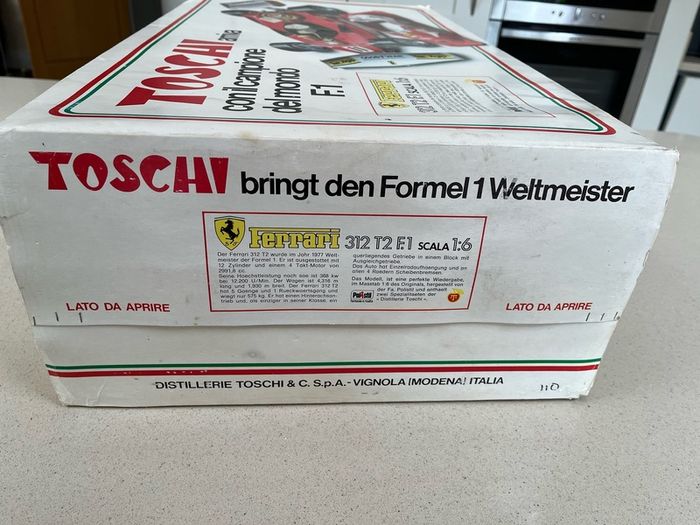 Ferrari 312 T2 Formula one Scale 1/6 Ultra Rare Polistil Toschi