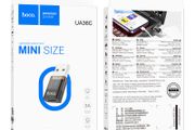 Mini Adapter USB-A to Type-C (UA36C) adapter USB-A Male to Type-C Female.