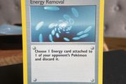 Pokemon Base set Energy Removal 92/102 4th print Near Mint Condition