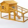 Chicken Coop Hen House Poultry Ark Home Nest Run Coup With Integra... Image 2