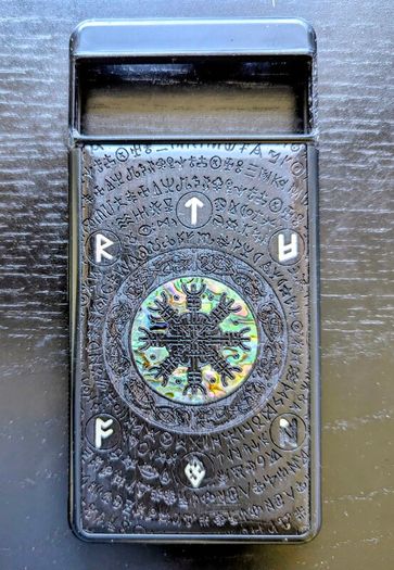 Carveit Designer Wooden Case- Google Pixel 7 (Viking-Blackwood)