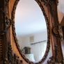 Vintage Ornate Gold Framed Mirror , Big ,Heavy and Thick 45" x 35" (Thickness 4") Image 2