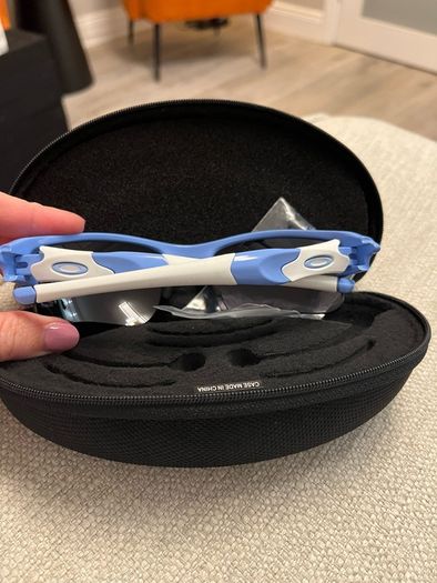 Oakley Flak Jacket XLJ - Light Blue/White