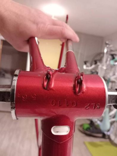 Bergundy Bottecchia SLX 56x56 road bike frame