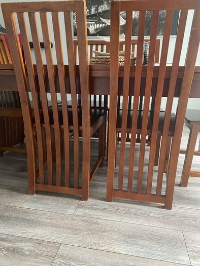 Solid wooden chairs