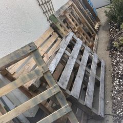 pallets and fire wood