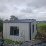 6m x 4m steel shed. Image 2