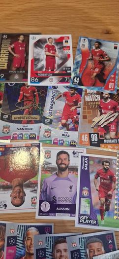 liverpool premier league football cards and stickers Salah Gerard