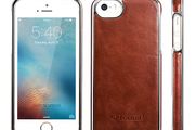 iPhone 5/5S/5SE Electroplating Vintage Leather Case