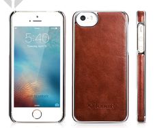 iPhone 5/5S/5SE Electroplating Vintage Leather Case