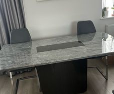 Marble dining table