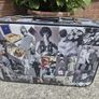 Retro Fashion Collage Suitcase  Unique Statement Piece Image 7