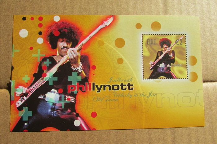 IRELAND, 2x Phil Lynott Mini sheets. MNH.stamps.