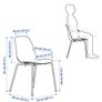 SKALSTA IKEA set of chairs / white (for the set) Image 6