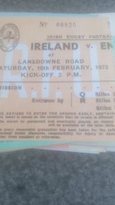 Rare Rugby Match Tickets