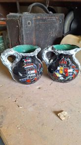Vintage ceramic pitchers