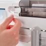 Parat Plus Kitchen Roll Holder, Wall Mounted Roll Holder for Film, Foil and Paper, Kitchen Roll Dispenser and Cutter, White, 38cm x 31.5cm x 7 cm; Image 3