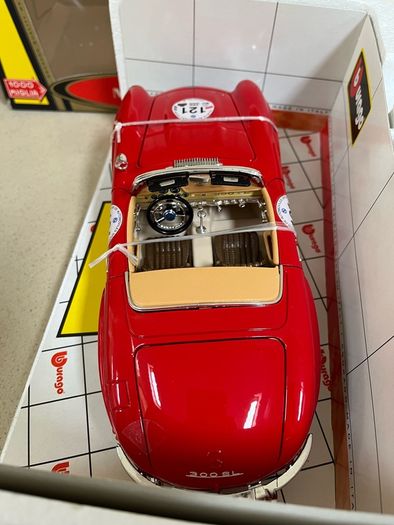 Mercedes 300 SL Mille Miglia Argentina 1/18 Burago Rare