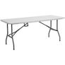 6ft Folding Banquet Trestle Table Buffet Image 2