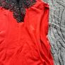 Red Pencil Dress. Size 8 Image 3