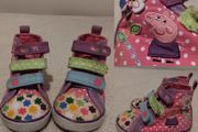 NEXT Peppa Pig Canvas hi tops trainers Boots