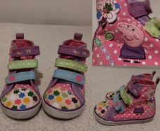 NEXT Peppa Pig Canvas hi tops trainers Boots