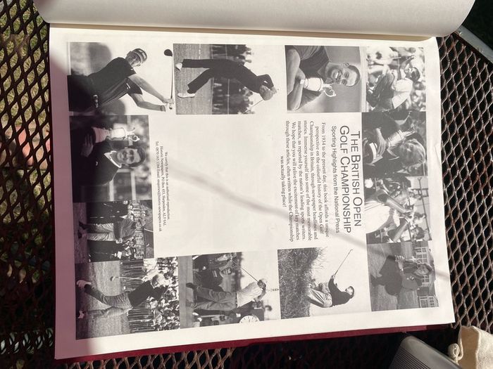 Golf Book History of British Open Championships