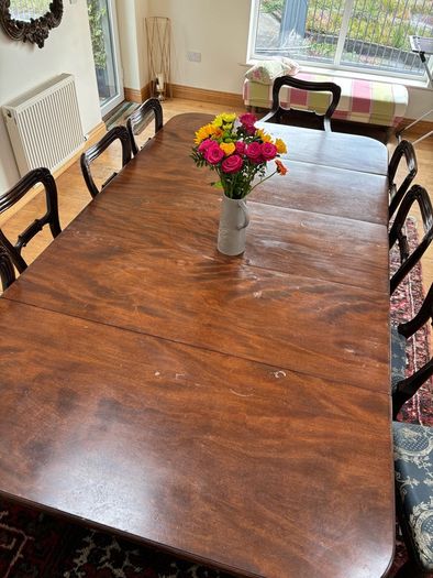 Antique Dining Table & Chairs