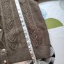 Brown button up knitted cardigan made in Italy Image 10